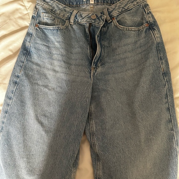 Dynamite high waisted straight leg jeans - Picture 3 of 4